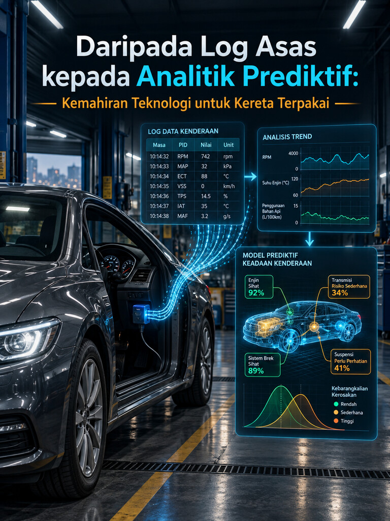 Daripada Log Asas kepada Analitik Prediktif: Kemahiran Teknologi untuk Kereta Terpakai