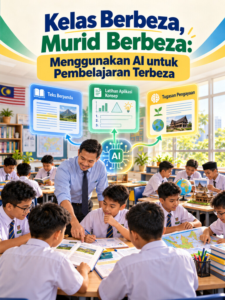 Kelas Berbeza, Murid Berbeza: Menggunakan AI untuk Pembelajaran Terbeza