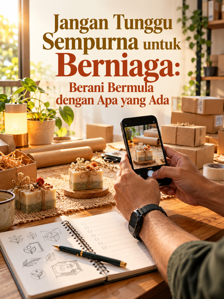 Jangan Tunggu Sempurna untuk Berniaga: Berani Bermula dengan Apa yang Ada