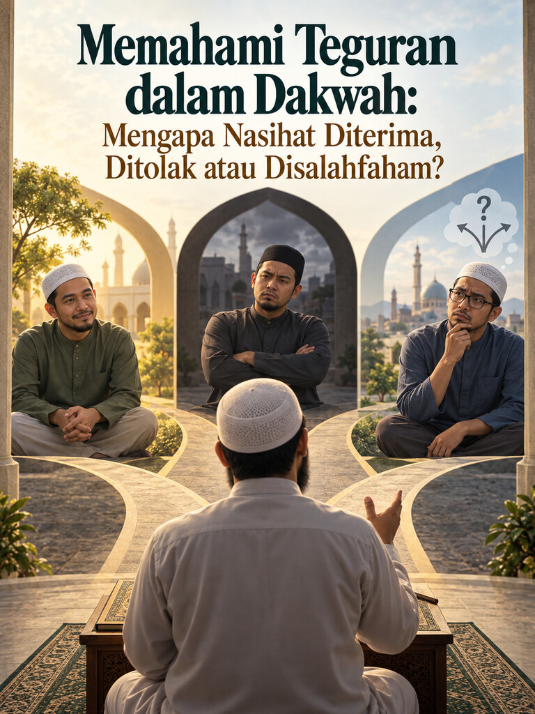 Memahami Teguran dalam Dakwah: Mengapa Nasihat Diterima, Ditolak atau Disalahfaham?