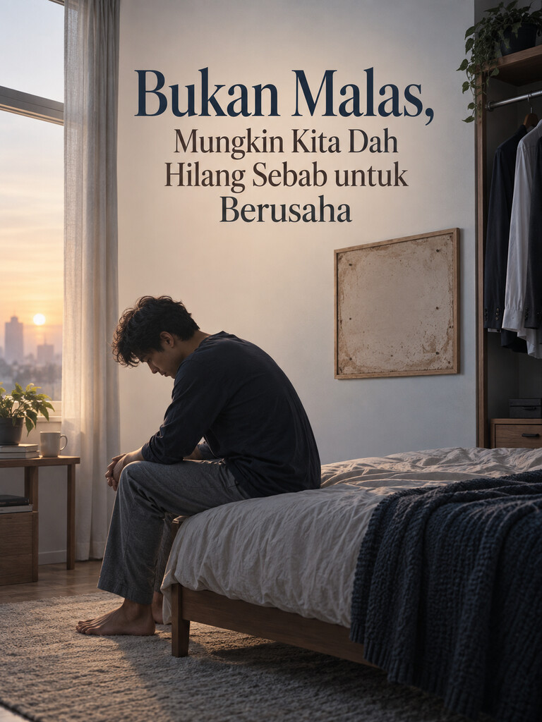 Bukan Malas, Mungkin Kita Dah Hilang Sebab untuk Berusaha
