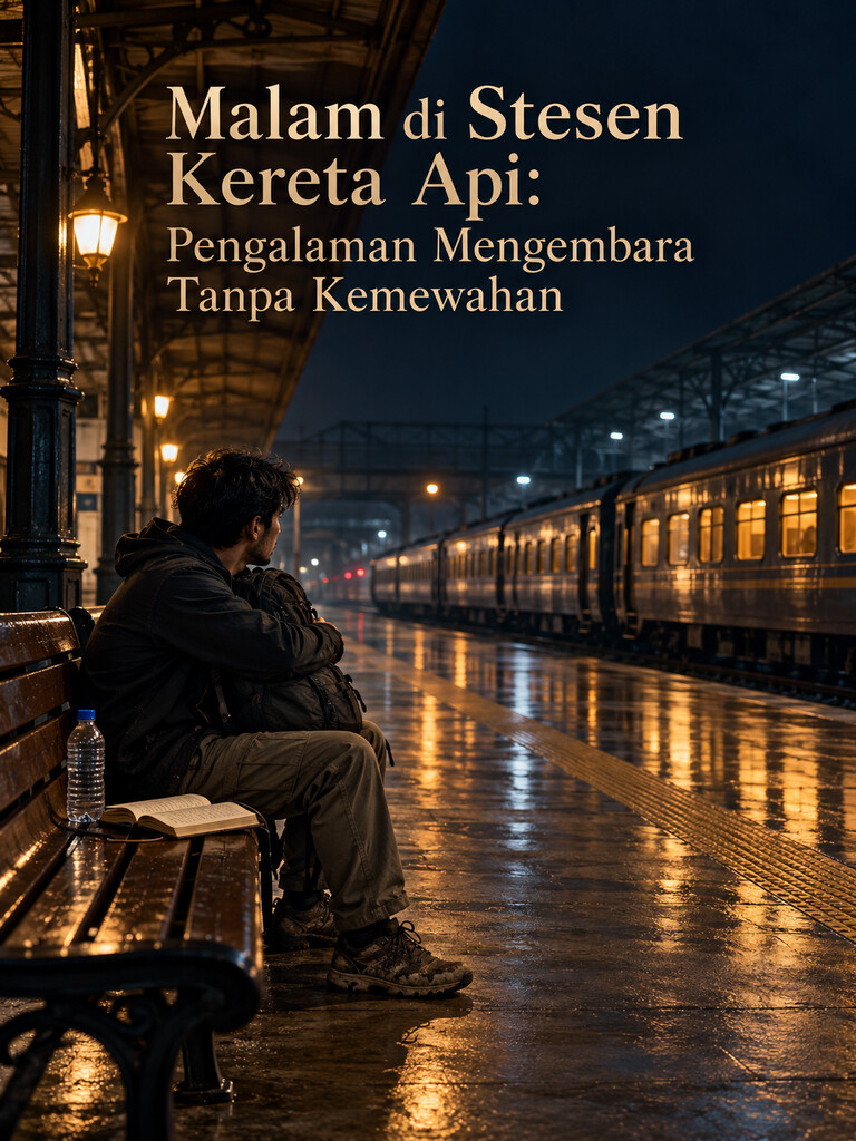 Malam di Stesen Kereta Api: Pengalaman Mengembara Tanpa Kemewahan