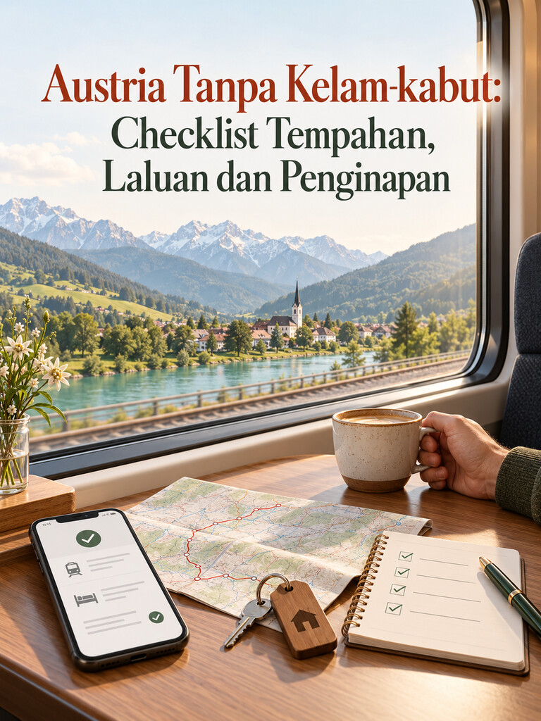 Austria Tanpa Kelam-kabut: Checklist Tempahan, Laluan dan Penginapan