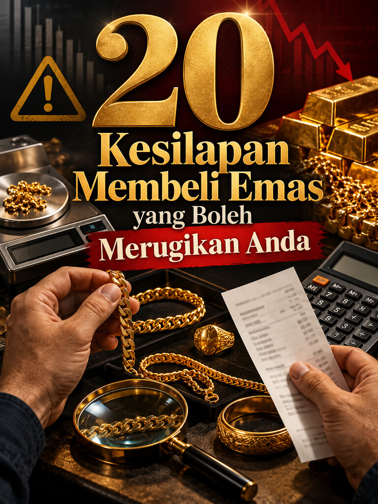 20 Kesilapan Membeli Emas yang Boleh Merugikan Anda
