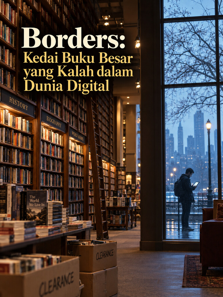 Borders: Kedai Buku Besar yang Kalah dalam Dunia Digital