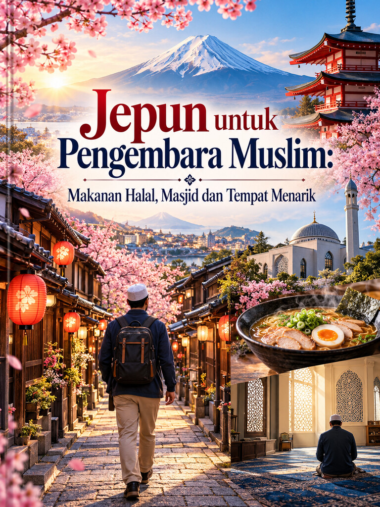 Jepun untuk Pengembara Muslim: Makanan Halal, Masjid dan Tempat Menarik