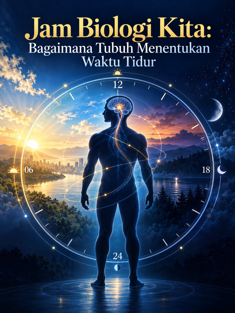 Jam Biologi Kita: Bagaimana Tubuh Menentukan Waktu Tidur