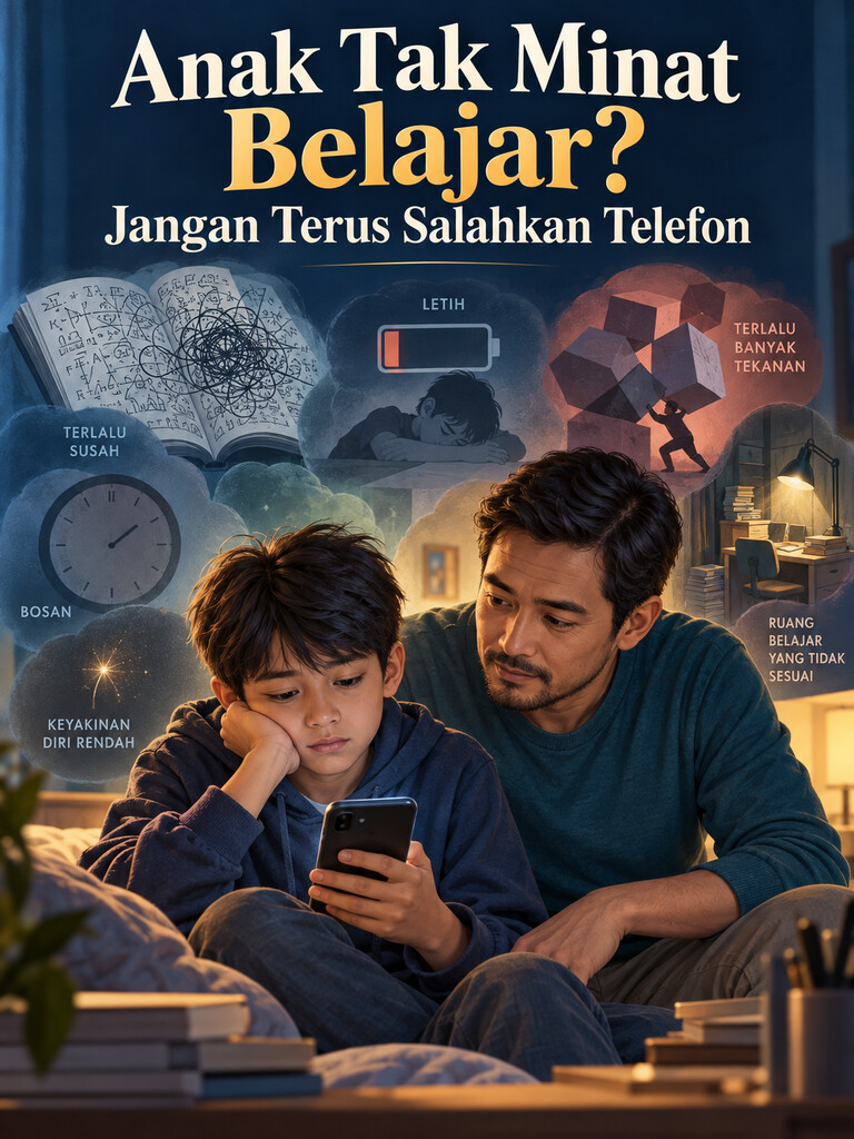 Anak Tak Minat Belajar? Jangan Terus Salahkan Telefon