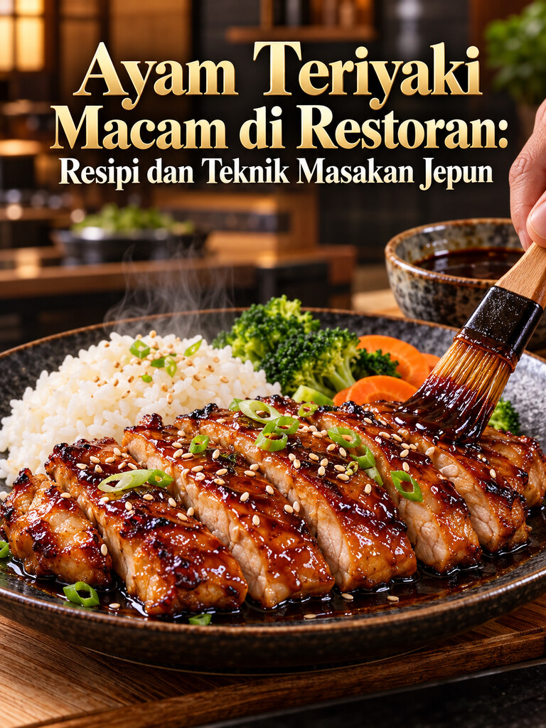 Ayam Teriyaki Macam di Restoran: Resipi dan Teknik Masakan Jepun