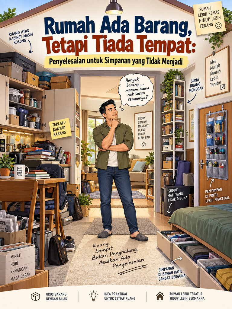Rumah Ada Barang, Tetapi Tiada Tempat: Penyelesaian untuk Simpanan yang Tidak Menjadi