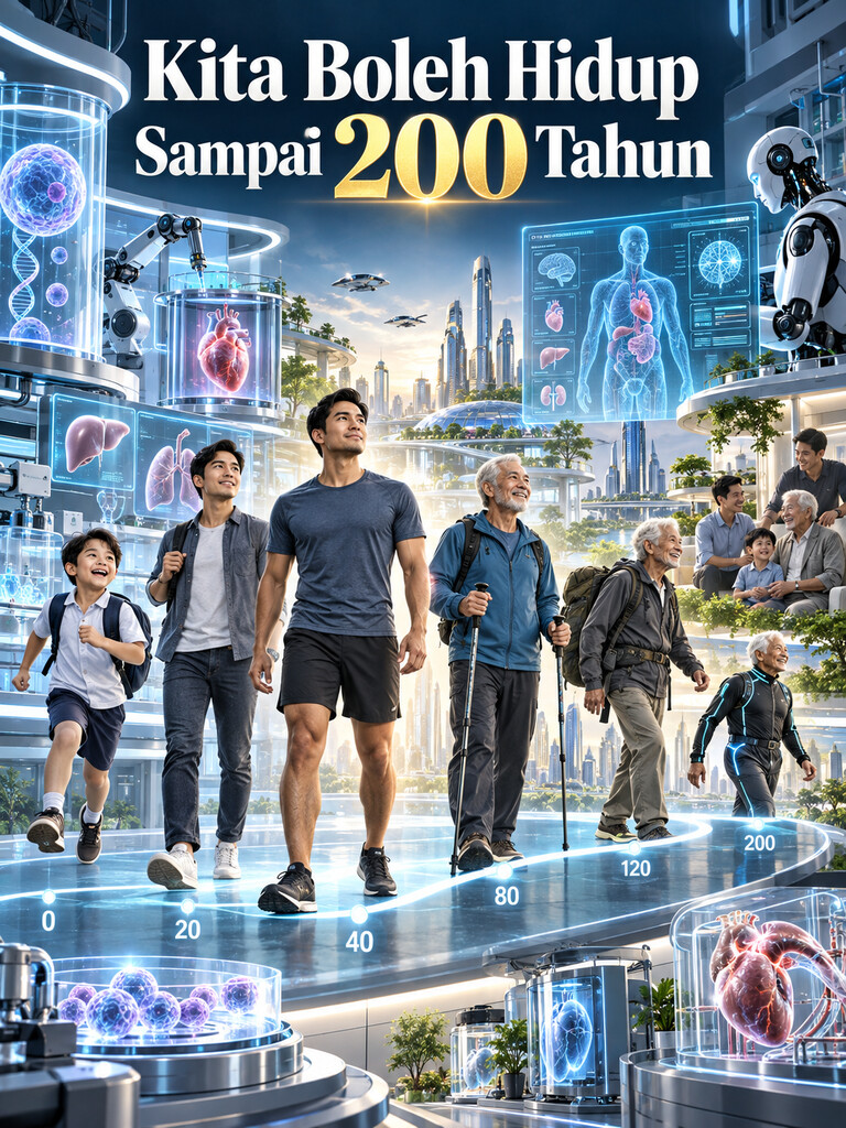 Kita Boleh Hidup Sampai 200 Tahun