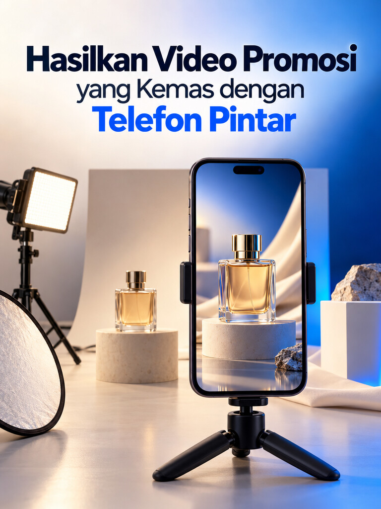 Hasilkan Video Promosi yang Kemas dengan Telefon Pintar
