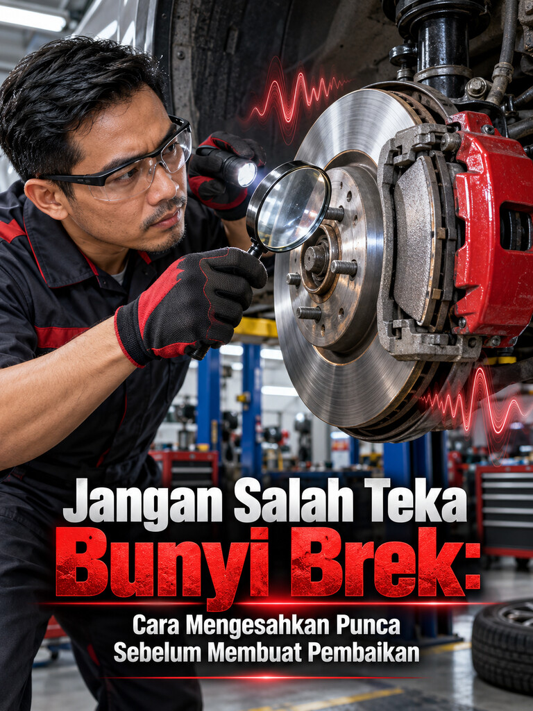 Jangan Salah Teka Bunyi Brek: Cara Mengesahkan Punca Sebelum Membuat Pembaikan