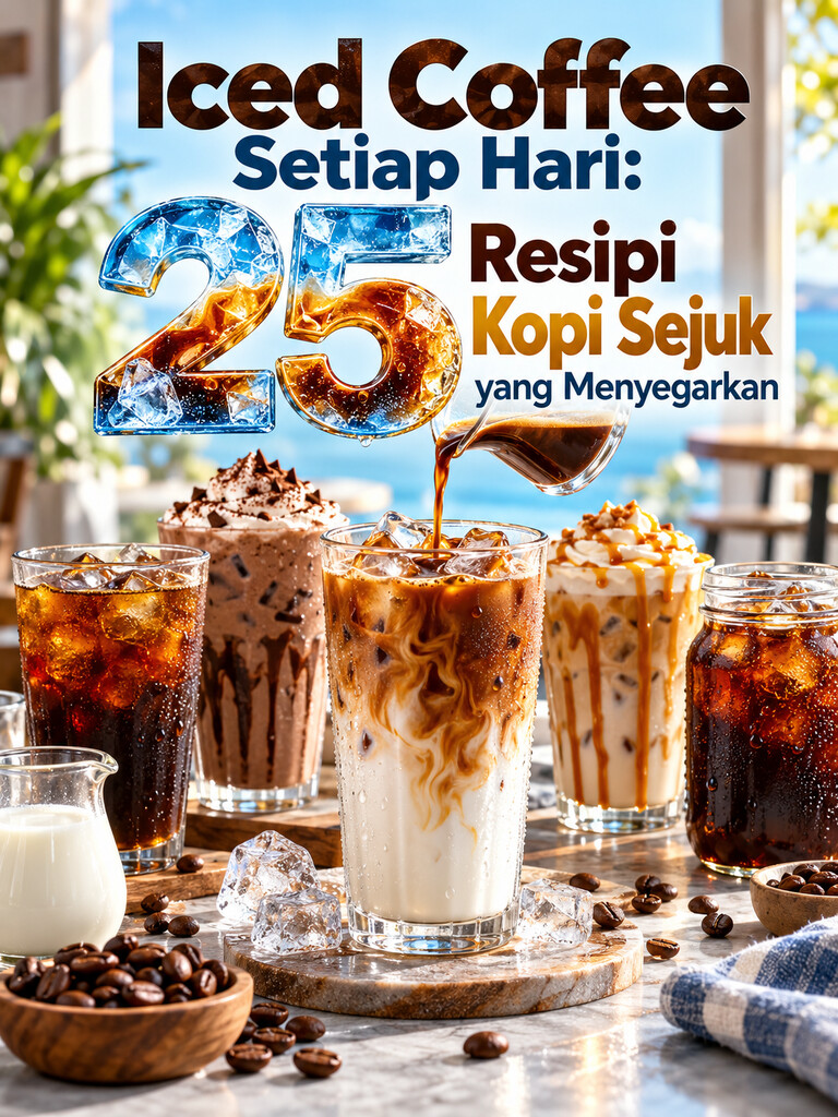 Iced Coffee Setiap Hari: 25 Resipi Kopi Sejuk yang Menyegarkan