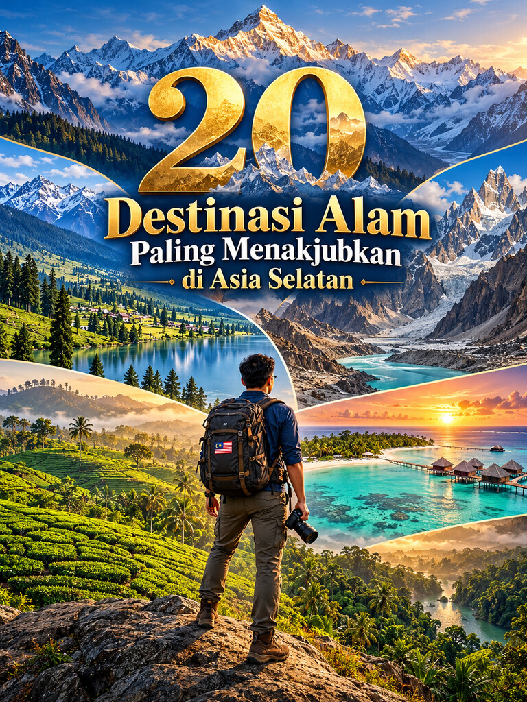 20 Destinasi Alam Paling Menakjubkan di Asia Selatan